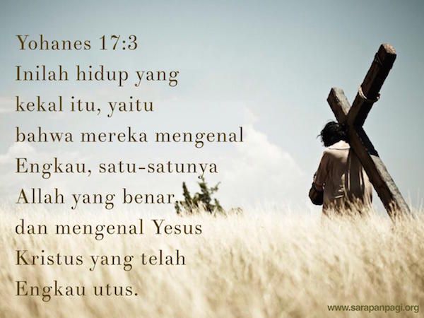 MENGENAL ALLAH - MENGENAL YESUS KRISTUS - SarapanPagi Biblika Ministry